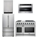 48 In. Propane Gas Range, Dishwasher, Refrigerator, Microwave Drawer H59410