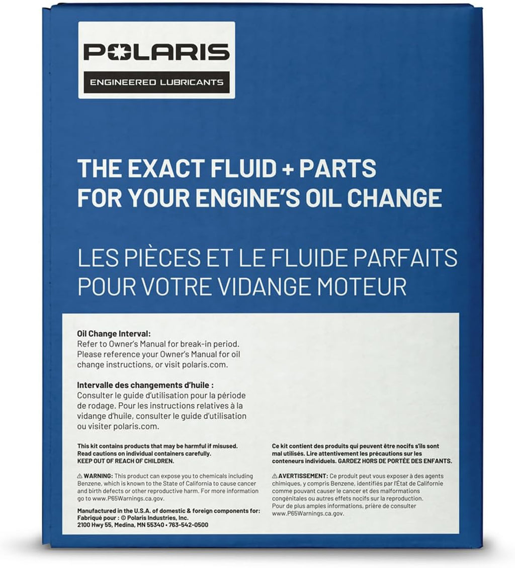 2.5 Quarts Full Synthetic Oil Change Kit with Oil Filter and Washer M3459