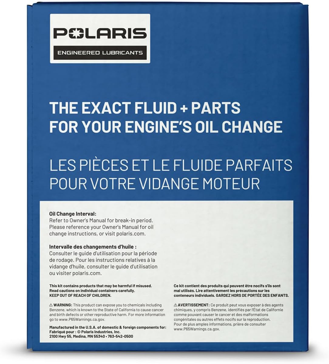2.5 Quarts Full Synthetic Oil Change Kit with Oil Filter and Washer M3459
