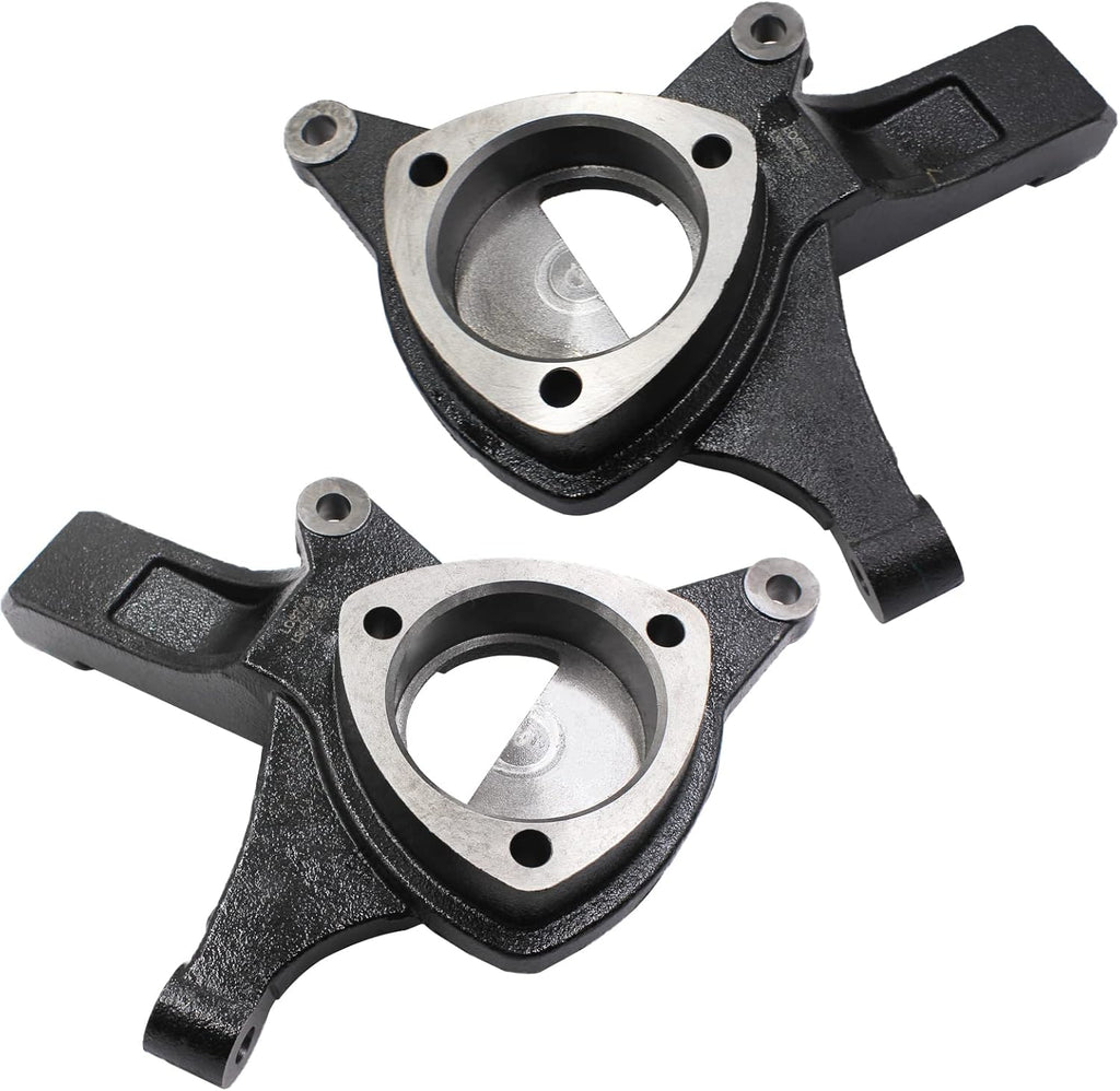 Front 5" Lift Spindles with Extended Brake Lines E860977