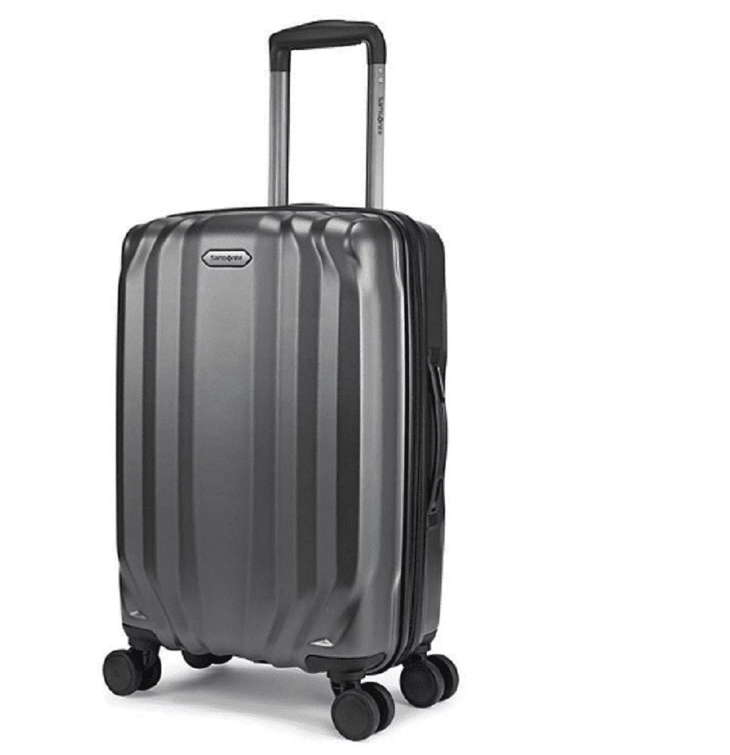 Hardside Spinner Luggage 2-Piece Set Dark Grey V4788