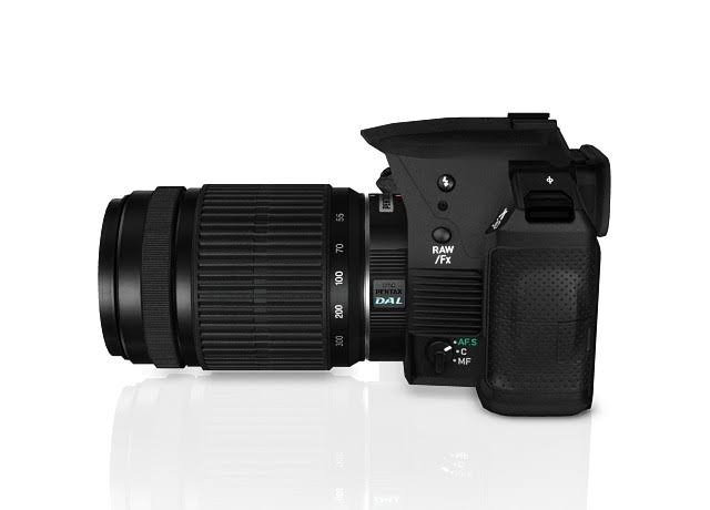 Black 16.3 MP Digital SLR Camera with 18-55mm and 55-300mm Lenses J814699