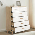 Wood 6 Drawer Dresser S2649