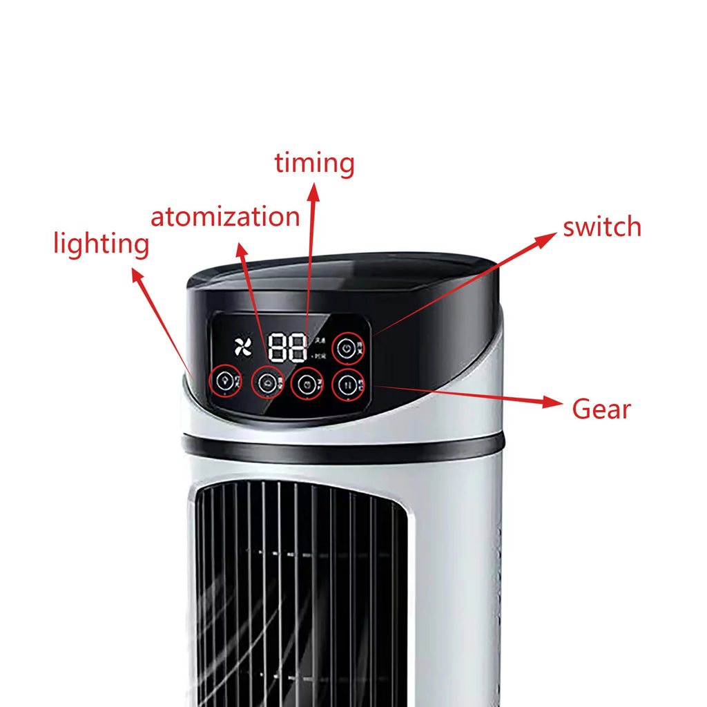 Electric Fan USB Multi-function Timing Air Cooler E71266