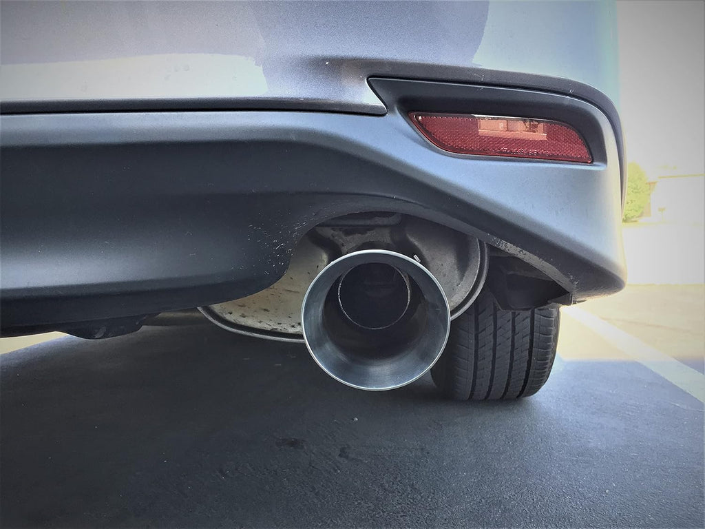 Universal Exhaust Tip Stainless Steel Double Wall Chrome Polish Pack of 2 B3835