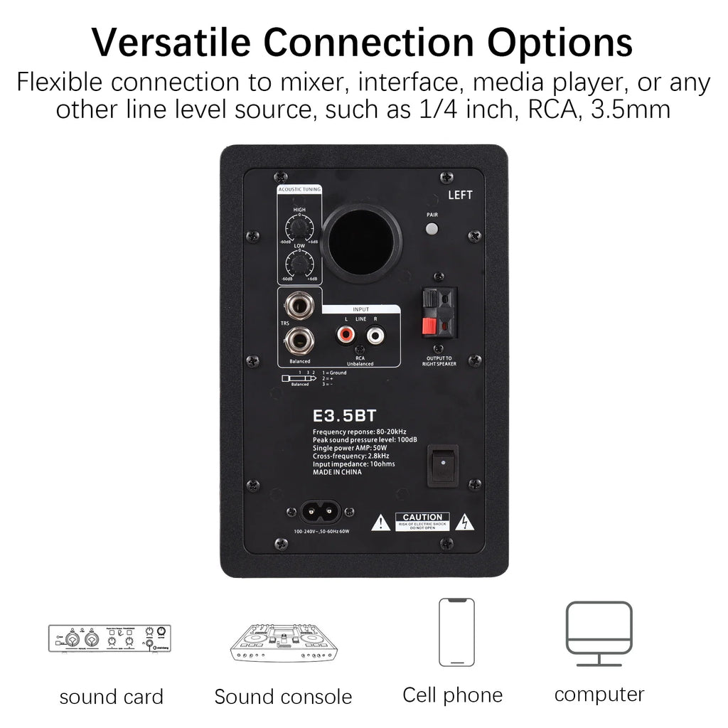 50W Active Near-field Studio Speakers X268