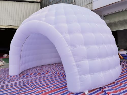Portable LED Inflatable Dome Tent with Air Blower X7104