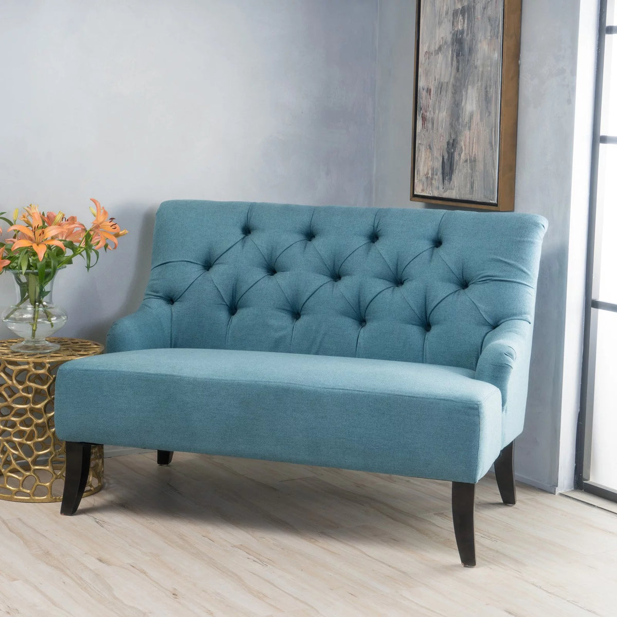 Fabric Settee A3037