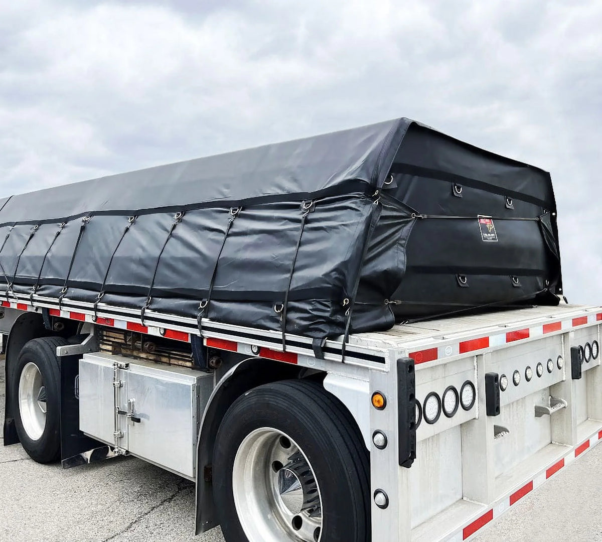 2 Pack 14oz Steel Tarp 16' x 27' with Flap Z74055