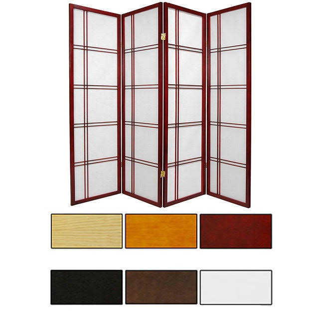 White 4 Panel Shoji Screen P673854