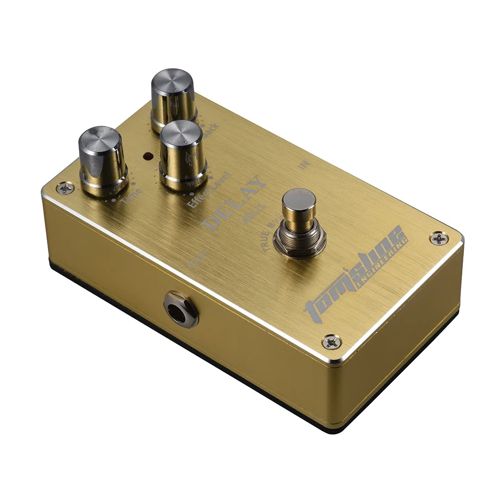 Delay Electric Guitar Effect Pedal Aluminum Alloy Housing True Bypass N194