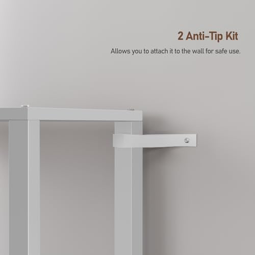 6 Tier Narrow Bookcase with Door F307684