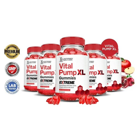 2000MG Beet Juice Pomegranate B12 Vegan Gummies P35825