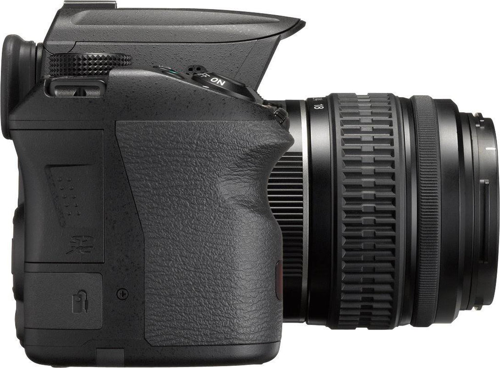 Black 16.3 MP Digital SLR Camera with 18-55mm and 55-300mm Lenses J814699