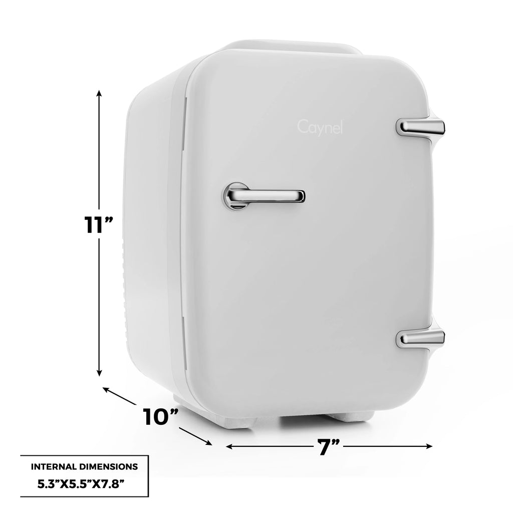 White 4 Liter Mini Fridge Cooler and Warmer O8728