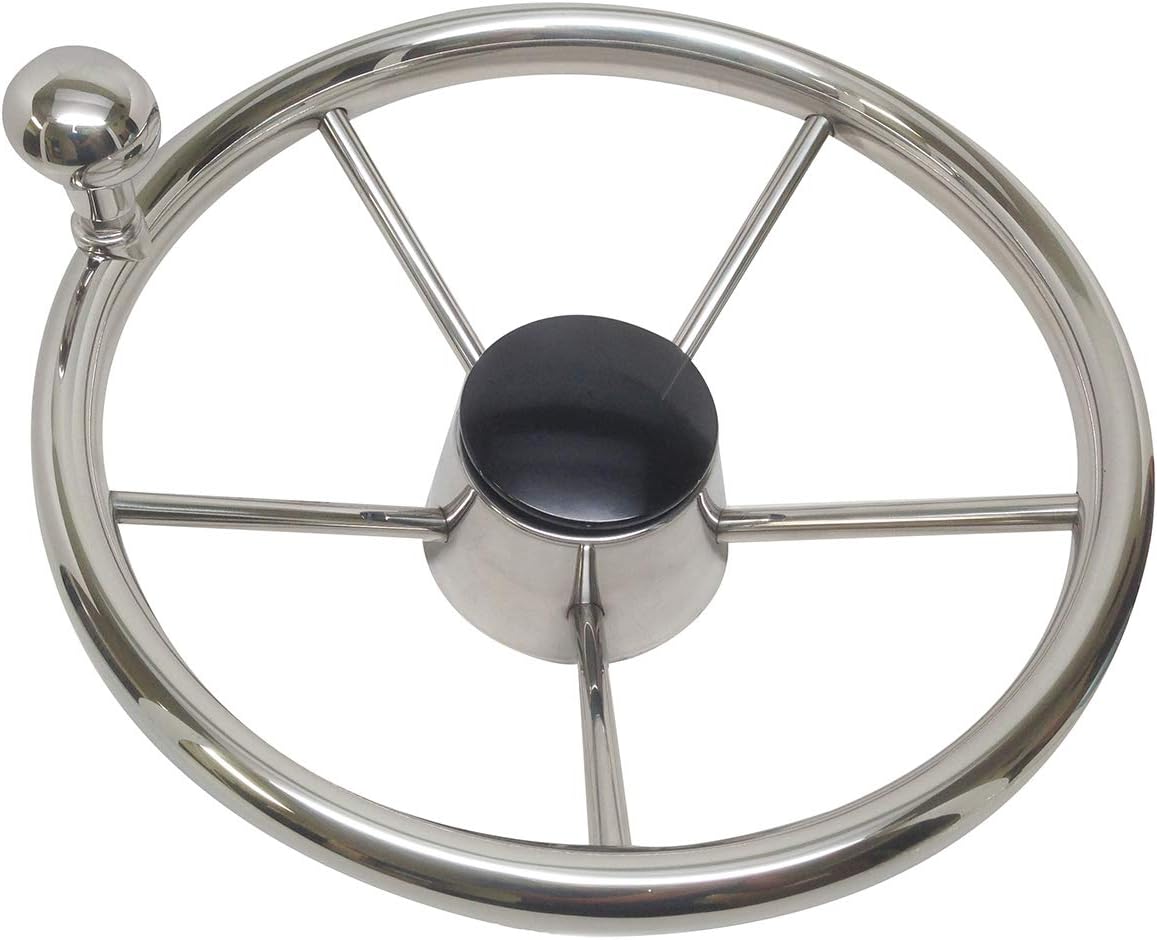 Black 5 Spoke Steering Wheel Q255105