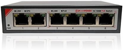 16 Port POE Network Switch with 2 Gigabit Uplink Ports V7022