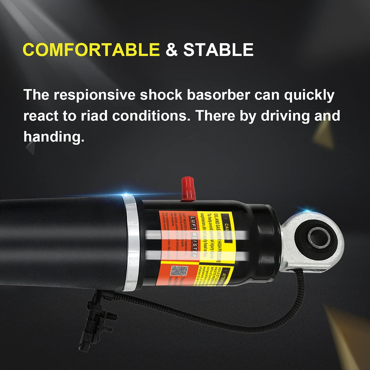 Rear Air Shock Absorber Pack of 2 V797