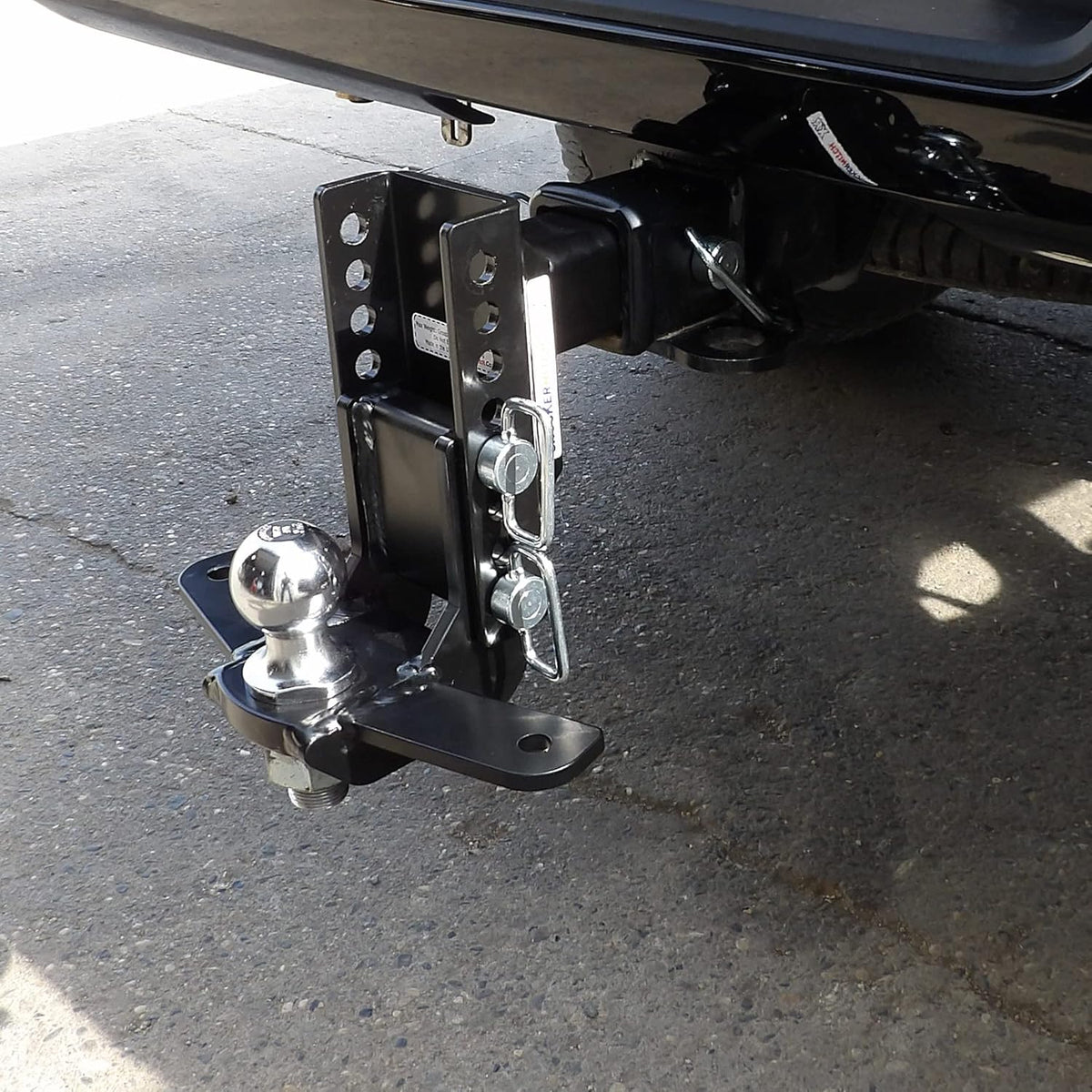 Drop Ball Mount with Sway Control Tabs, 12,000 lbs, Fits 3" Hitch, 2" Ball N78116