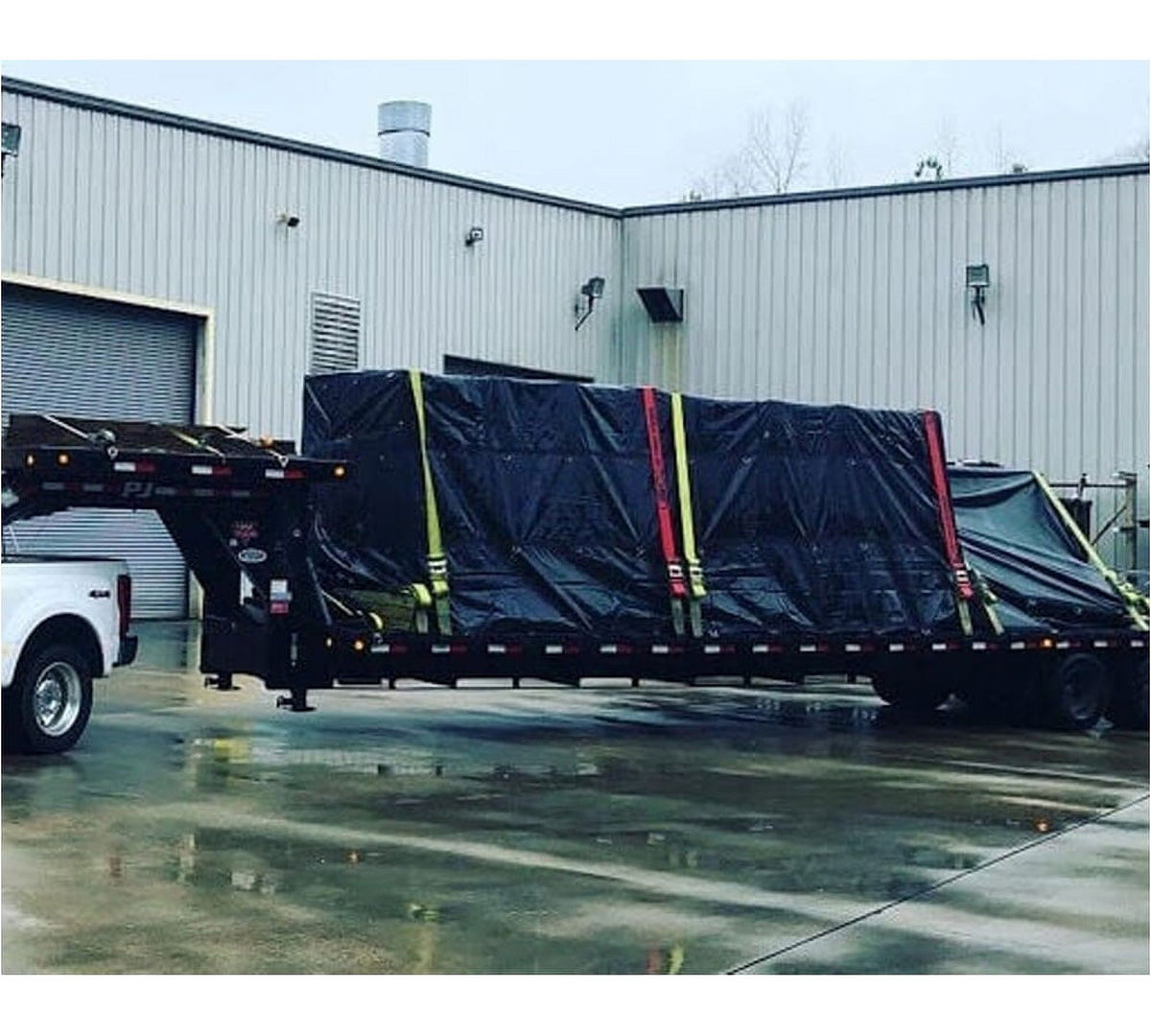 2 Pack 14oz Steel Tarp 16' x 27' with Flap Z74055