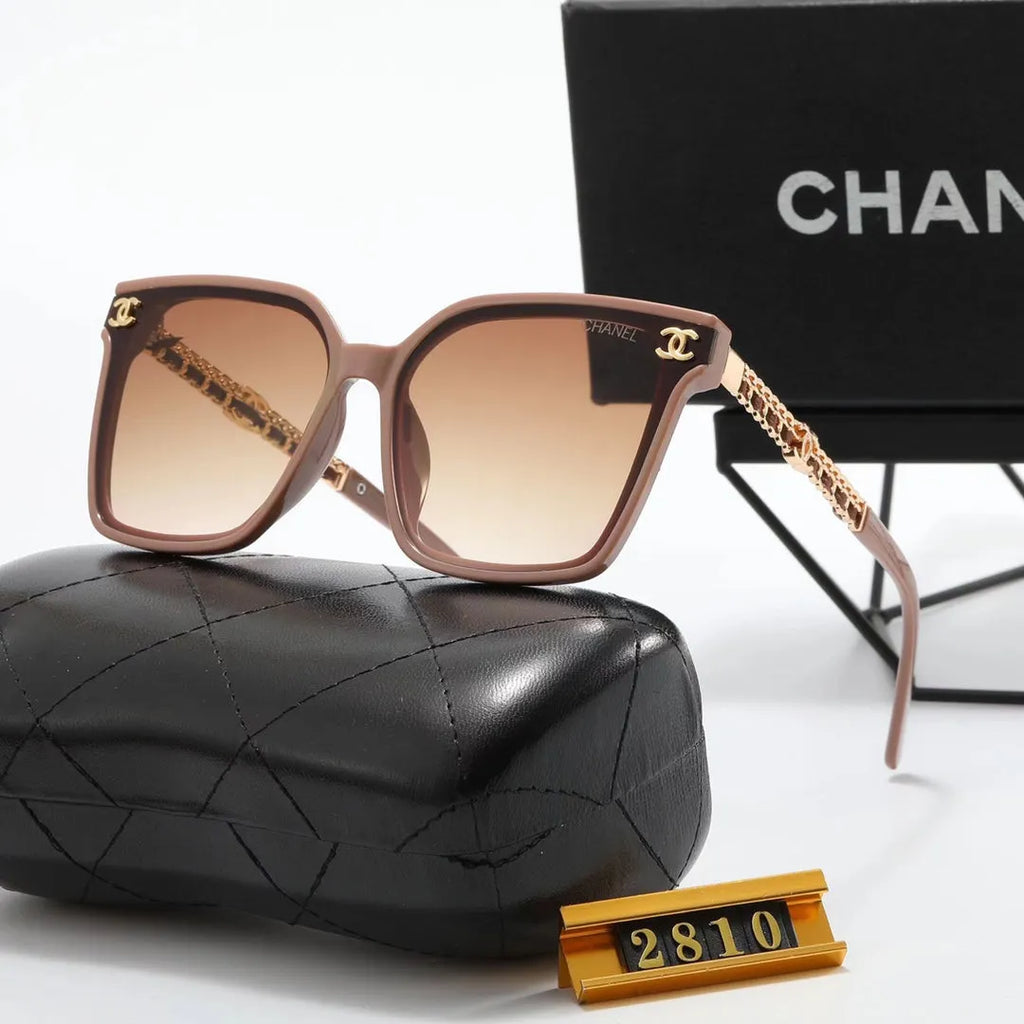 Double C Frame Polarized Sunglasses I436