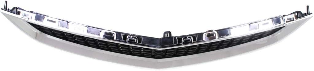 Chrome Shell Painted Black Insert Front Bumper Grille F799730