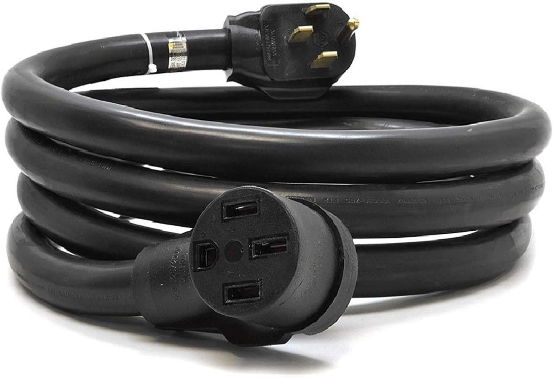 10-Ft 50-Amp EV Extension Cord, Nema L14-50, 125/250V N934