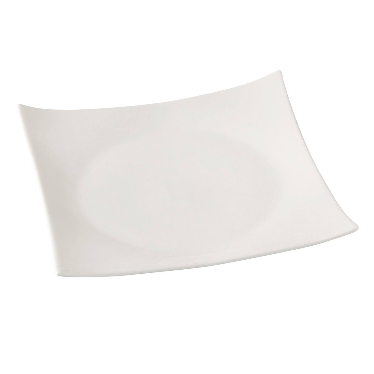 Square Porcelain Sushi Plate, White, 12 Packs L753