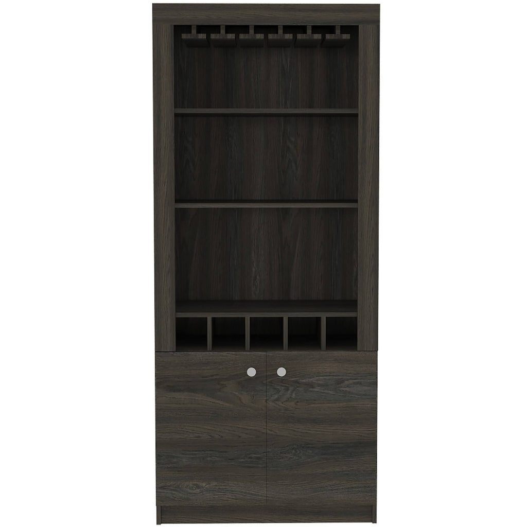 Black Wengue Bar Cabinet L382667