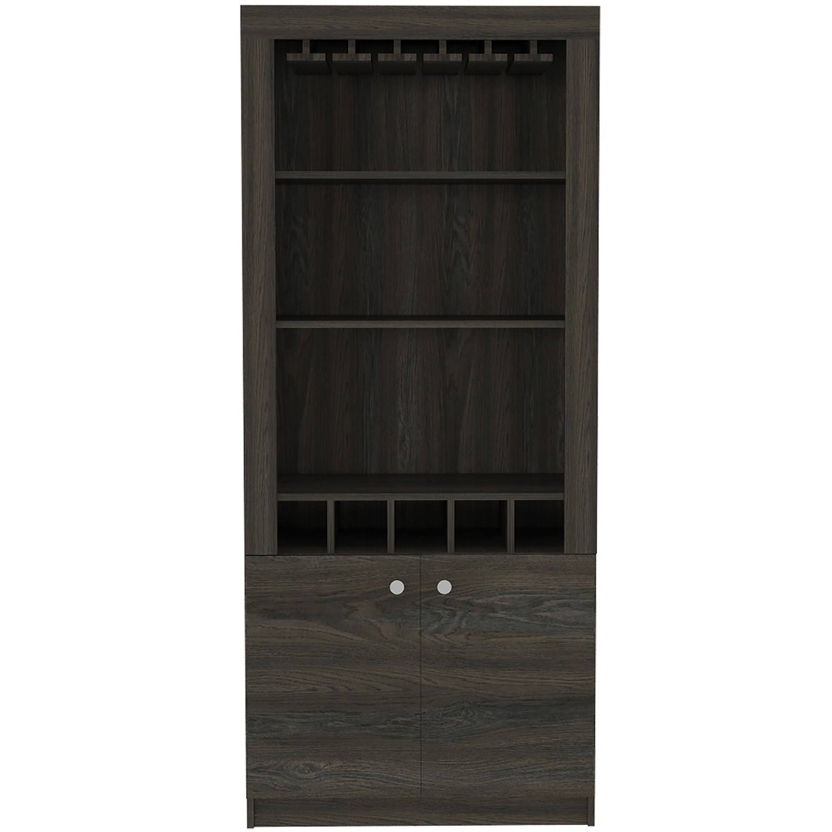 Black Wengue Bar Cabinet L382667