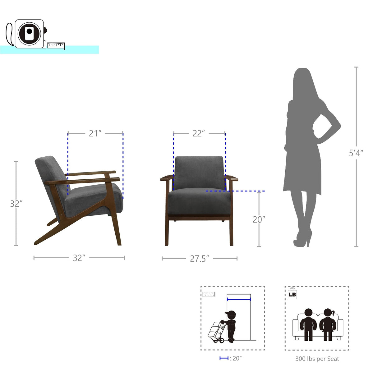Light Brown Accent Chair G939141