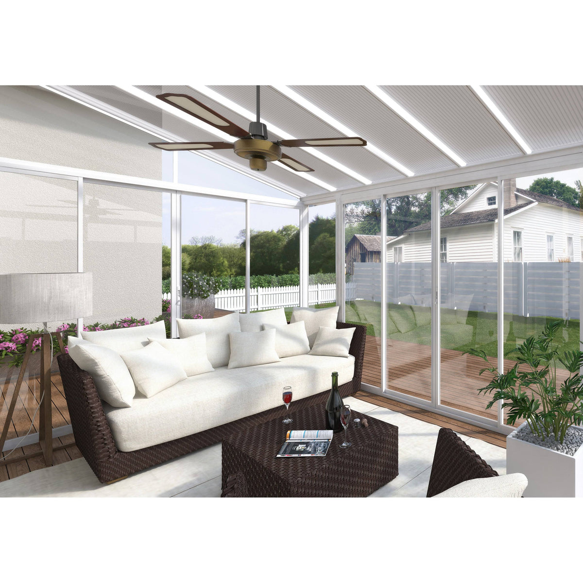 White Screen Door Set C85648