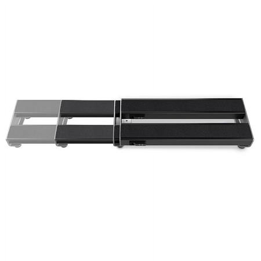 Black Telescopically Expanding 2-Rail Pedalboard System M321149
