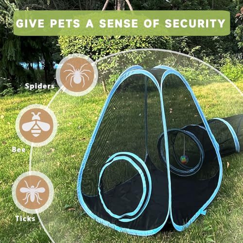 Collapsible Outdoor Cat Enclosures Tunnel M416