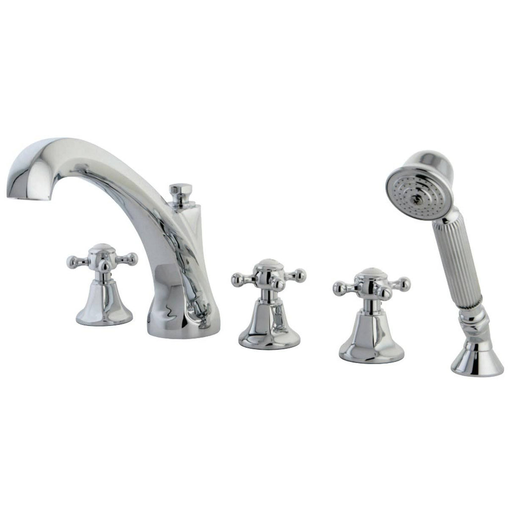 Oil Rubbed Bronze Roman Tub Filler with Hand Shower F665