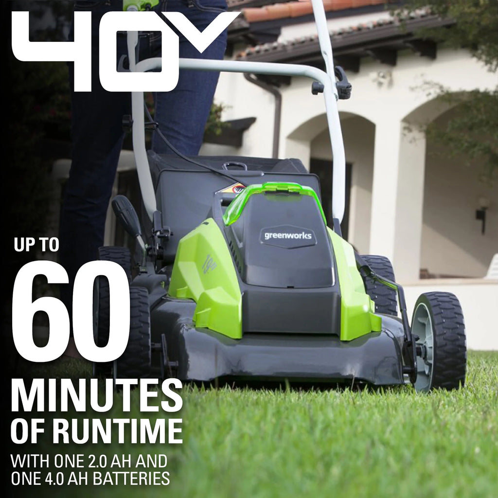 40V 19 Brushless Walk-Behind Lawn Mower with Battery & Charger C3577