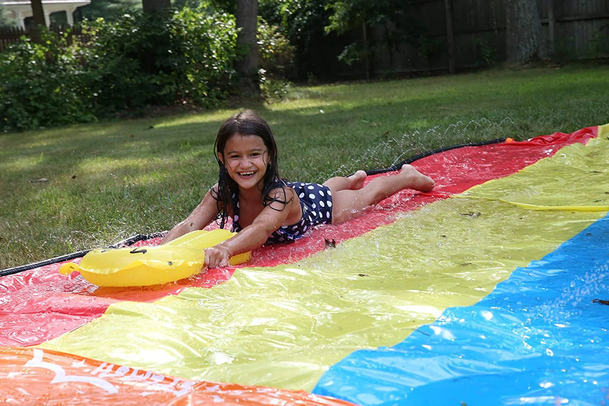 Triple Lane Water Slide with 3 Boogie Boards 16 Foot S4073