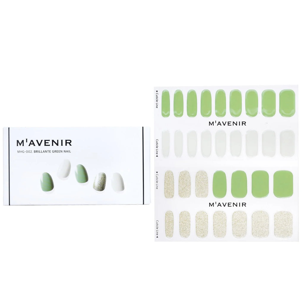 Green Nail Sticker 32pcs M88468