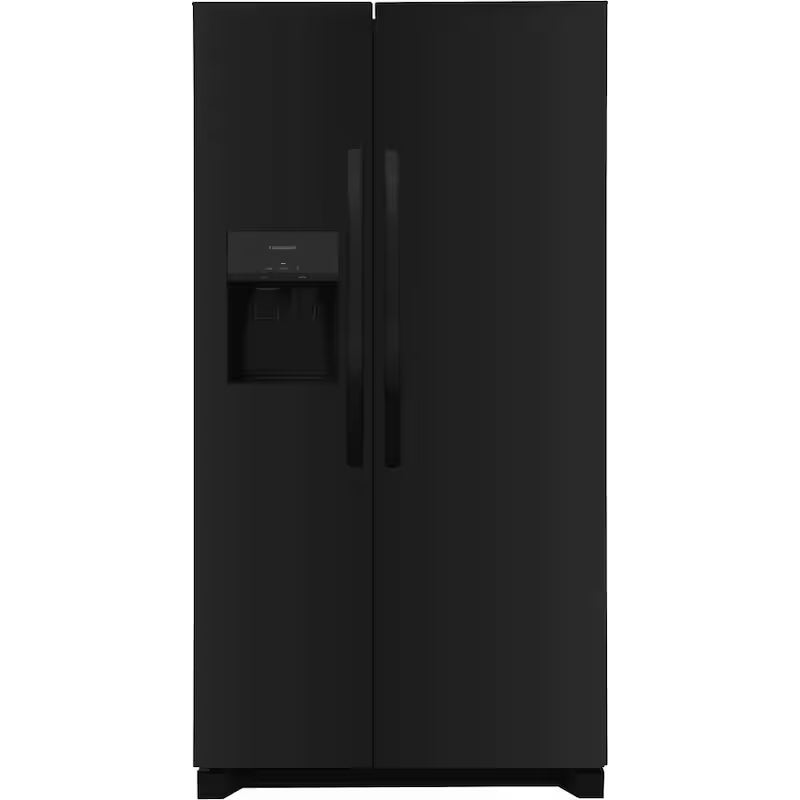 36 in. 25.6 cu. ft. Black Side by Side Refrigerator N564748