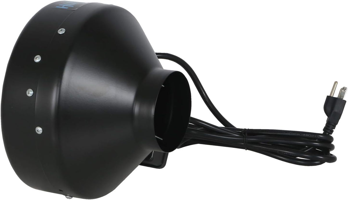 Black 4-Inch 171 CFM Inline Centrifugal Fan U737700