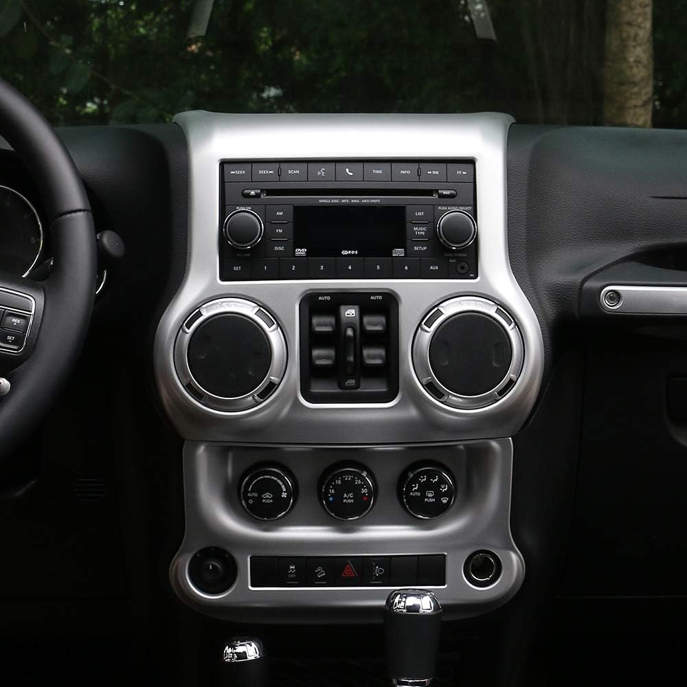 Car Interior Center Console Dashboard Panel & Air Conditioning Switch Panel Frame Cover Trims G59414