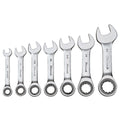 SAE Ratcheting Combination Wrench Set, 7 Piece G427