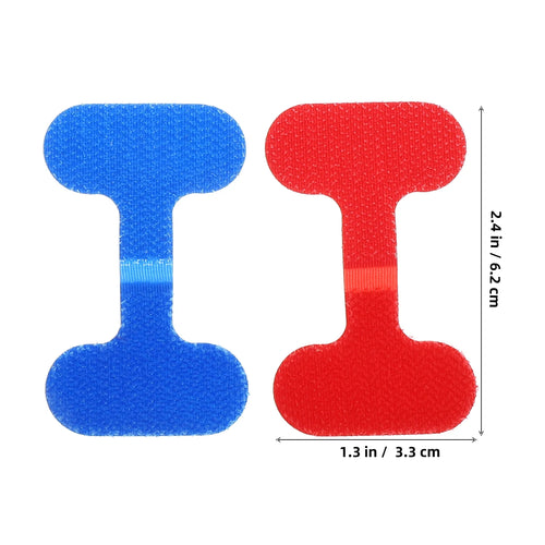 24pcs Assorted Color Nylon Cable Organizers C12552