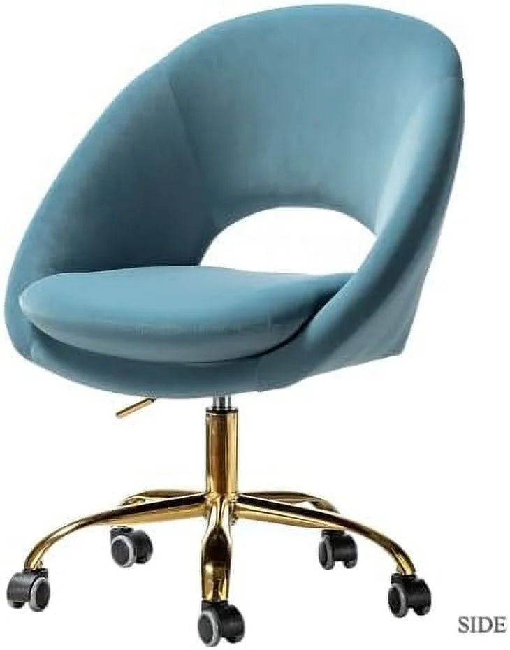 Modern Velvet Office Chair with Adjustable Swivel V505210
