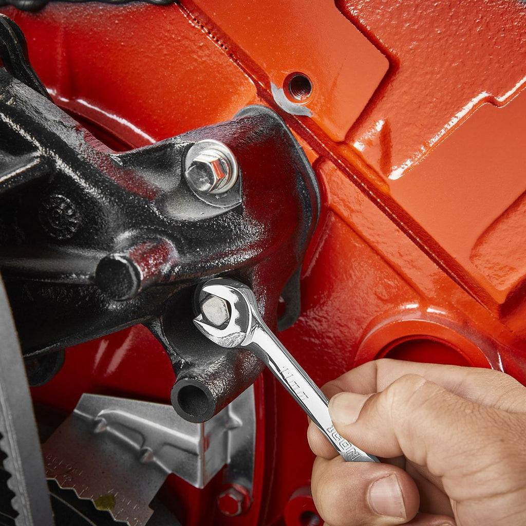 Metric Angled Open-End Wrench Set, 8-Piece P9406