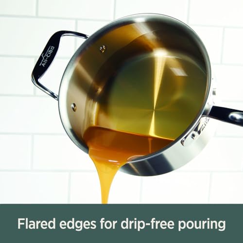 5-Ply Brushed Stainless Steel Fry Pan 8 Inch R6514
