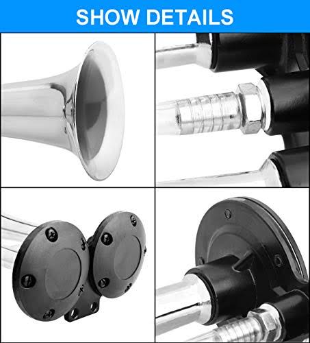 150db Train Horn Kit with 120 PSI Air Compressor Y602