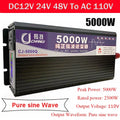 5000W Pure Sine Wave Power Inverter DC 48V To AC 110V V591049