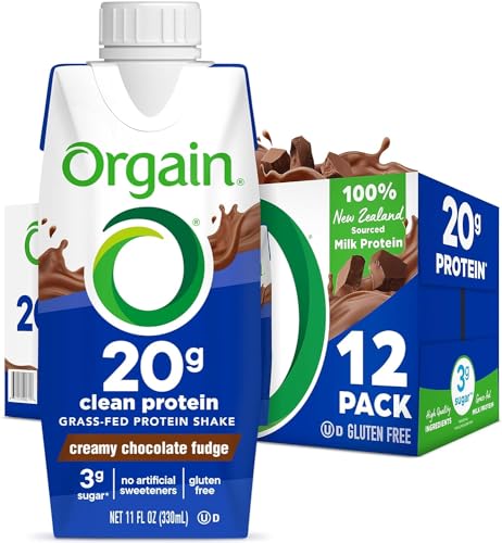 Vanilla Bean 20g Whey Protein Shake, 11 Fl Oz (Pack of 12) U53849