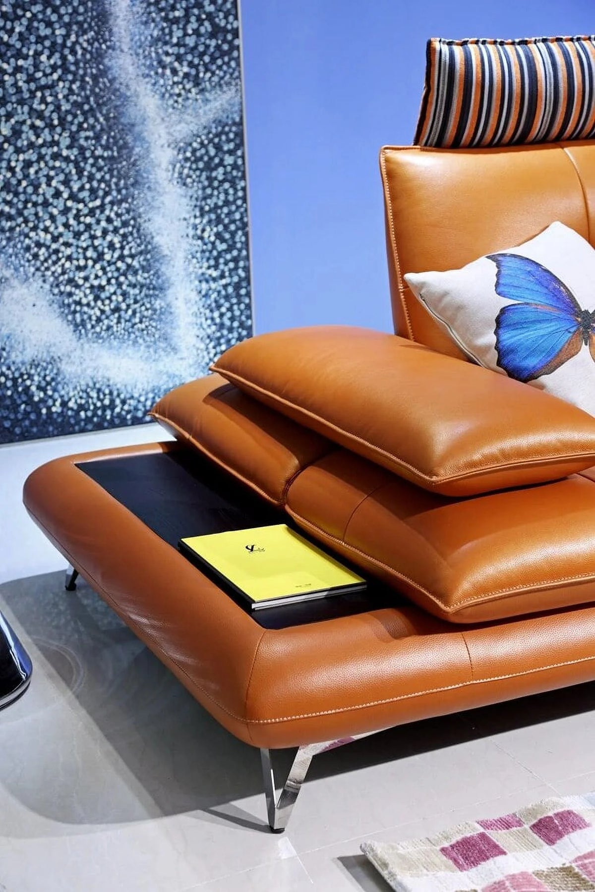 Genuine Leather Sectional Sofa C904375
